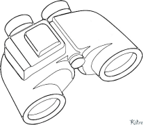 binoculars Coloring Pages To Print